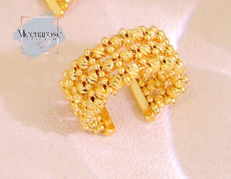 Beaded Open Side Bangle