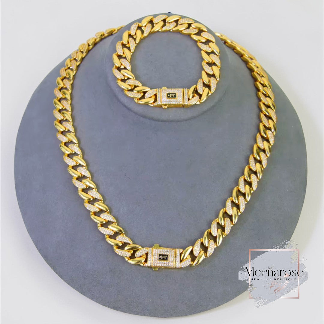 Claw Lock with Zircon Set